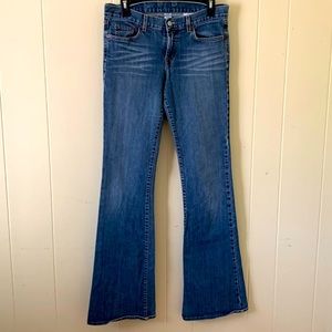 Lucky Jeans Size 6 Boot Cut Whisker Faded